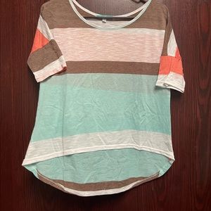 Julie’s closet hi-lo tee.